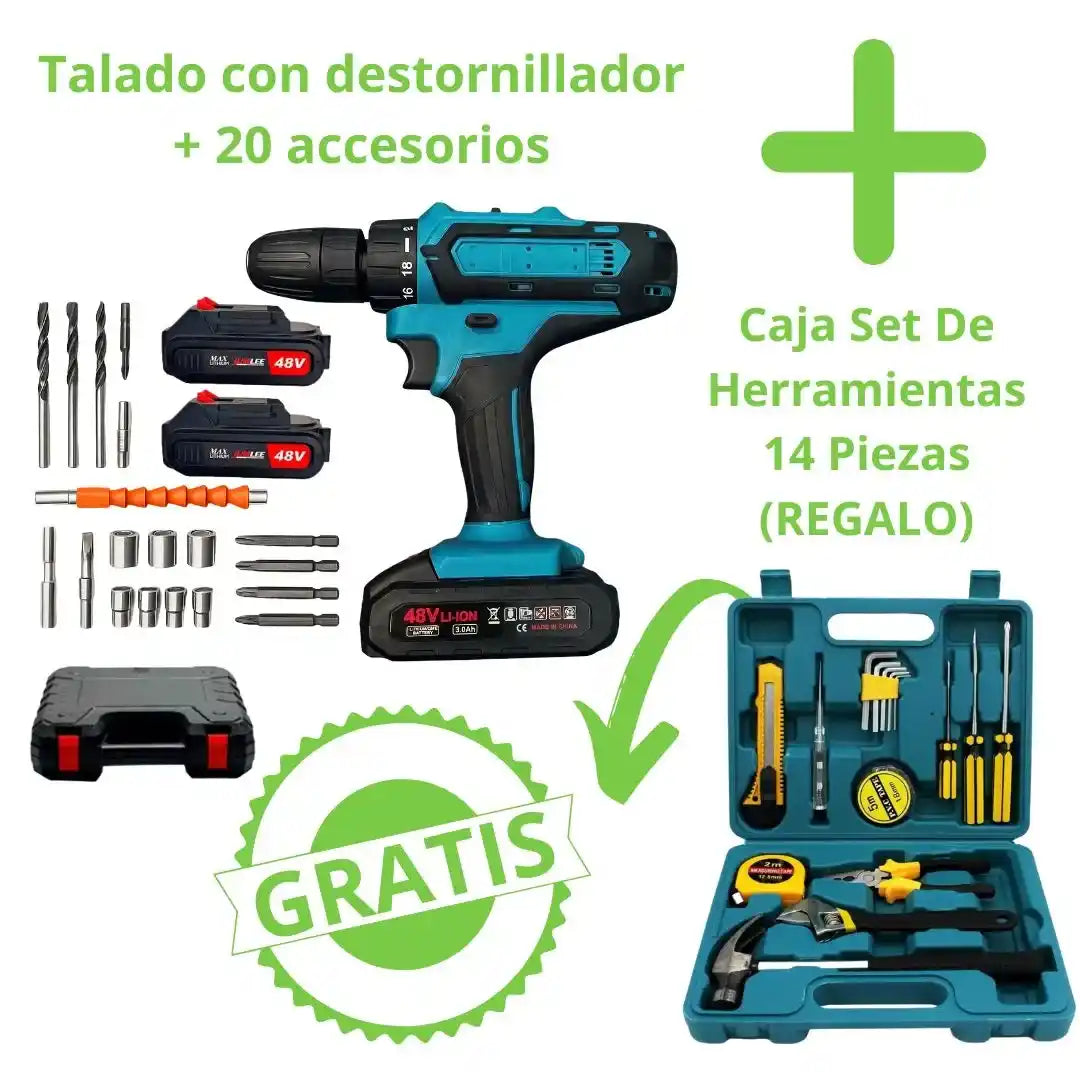 Taladro profesional + regalos